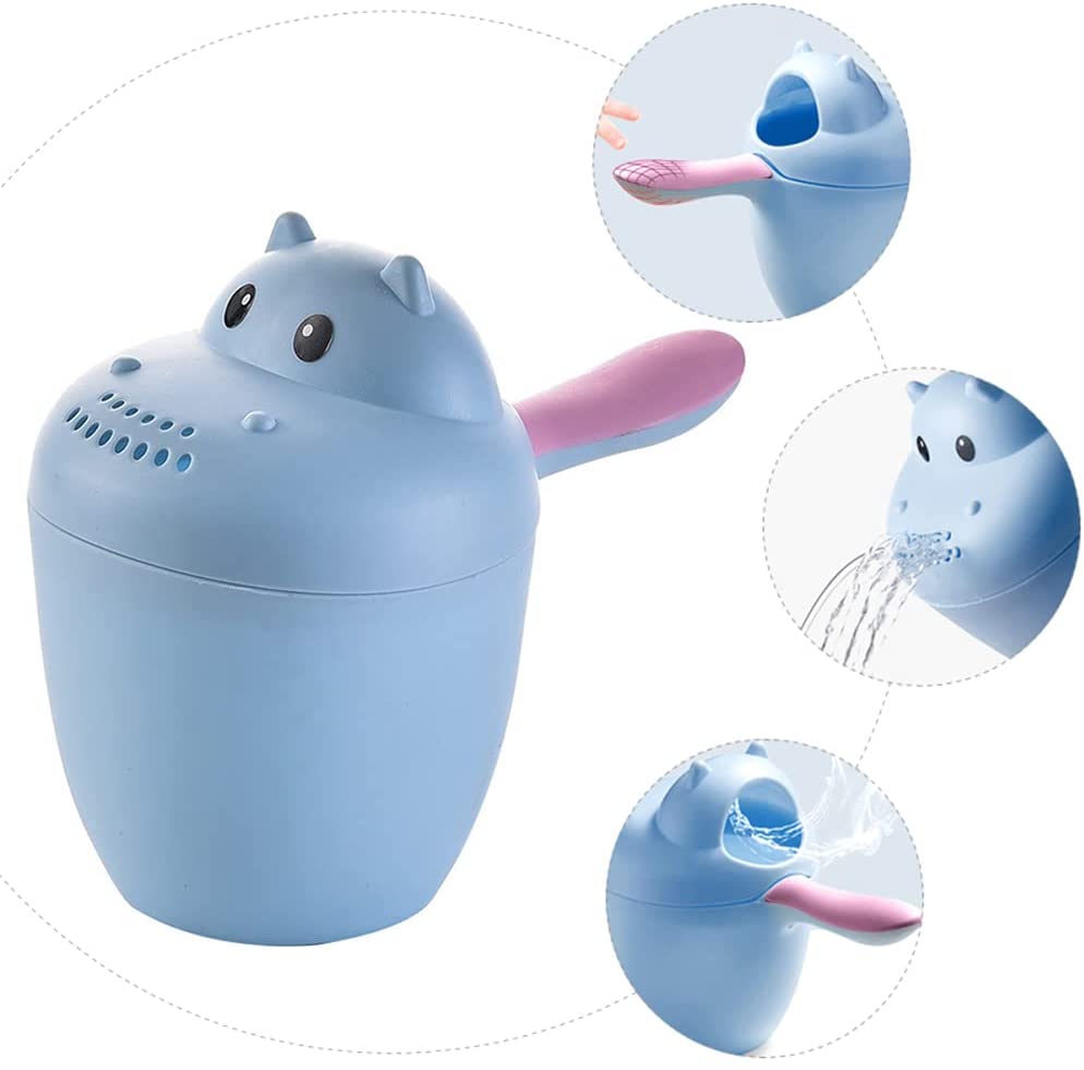 Baby Shampoo Rinse Cup Baby Bath Rinser Wash Out Shampoo Cute Duck Design for Baby Infants Toddlers 